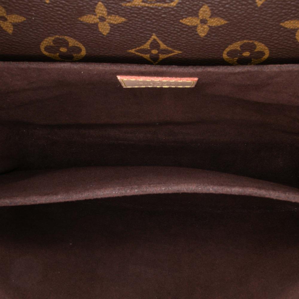 Louis Vuitton B Louis Vuitton Brown Monogram Canvas Fabric Monogram Pochette Metis Italy
