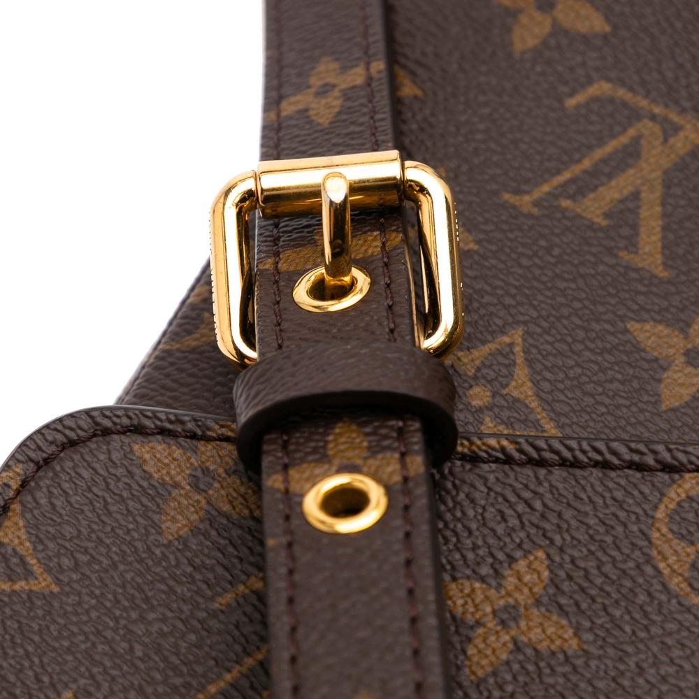Louis Vuitton B Louis Vuitton Brown Monogram Canvas Fabric Monogram Pochette Metis Italy