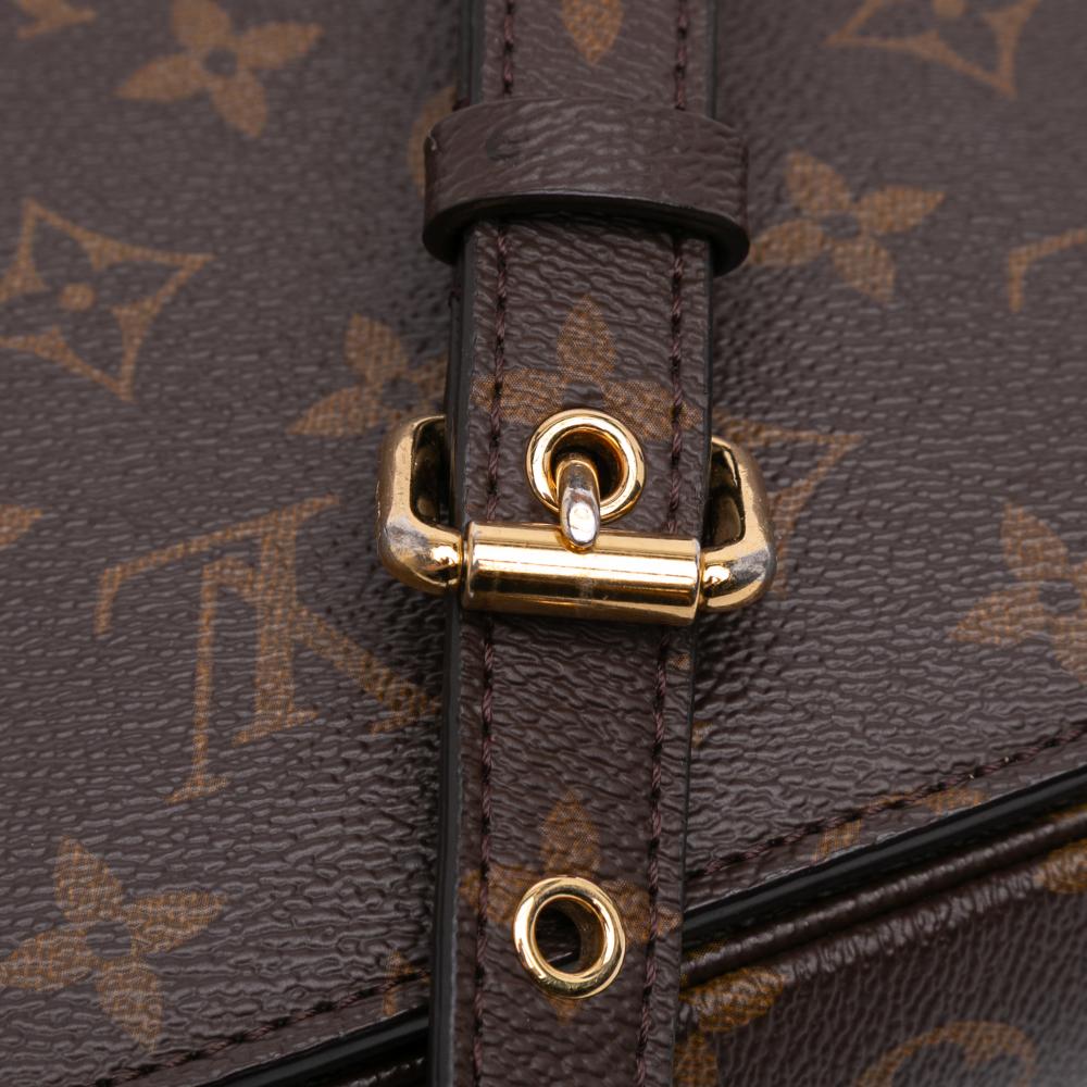 Louis Vuitton B Louis Vuitton Brown Monogram Canvas Fabric Monogram Pochette Metis Italy