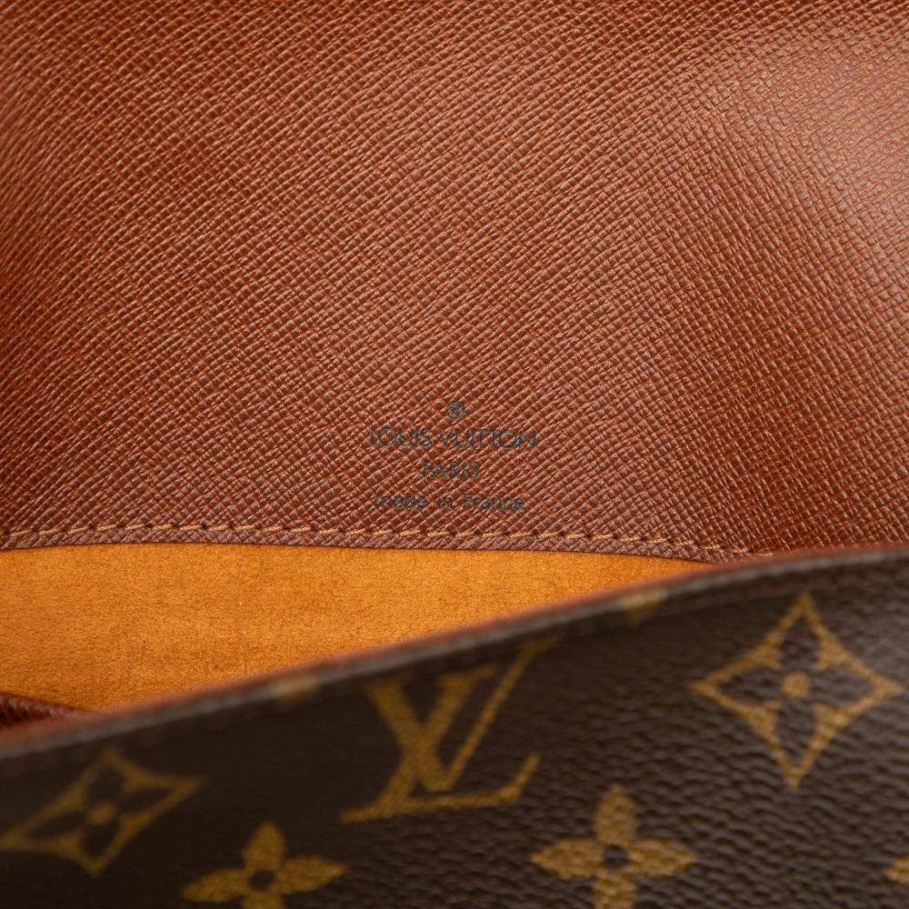 Louis Vuitton B Louis Vuitton Brown Monogram Canvas Fabric Monogram Musette Tango Short Strap France