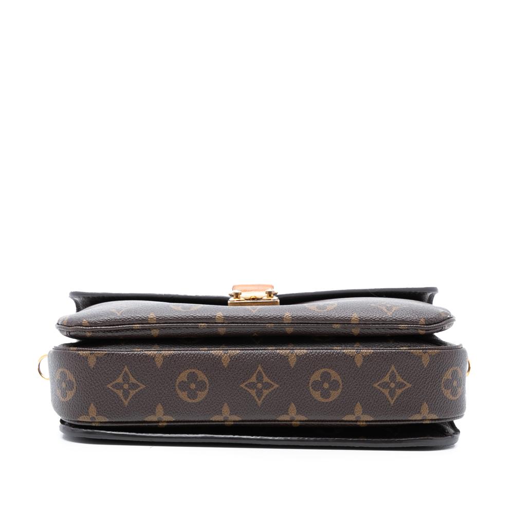 Louis Vuitton B Louis Vuitton Brown Monogram Canvas Fabric Monogram Pochette Metis France
