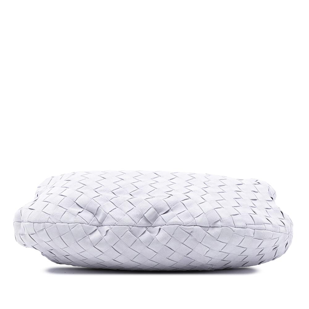 Bottega Veneta B Bottega Veneta Purple Light Purple Suede Leather Teen Intrecciato Jodie Italy