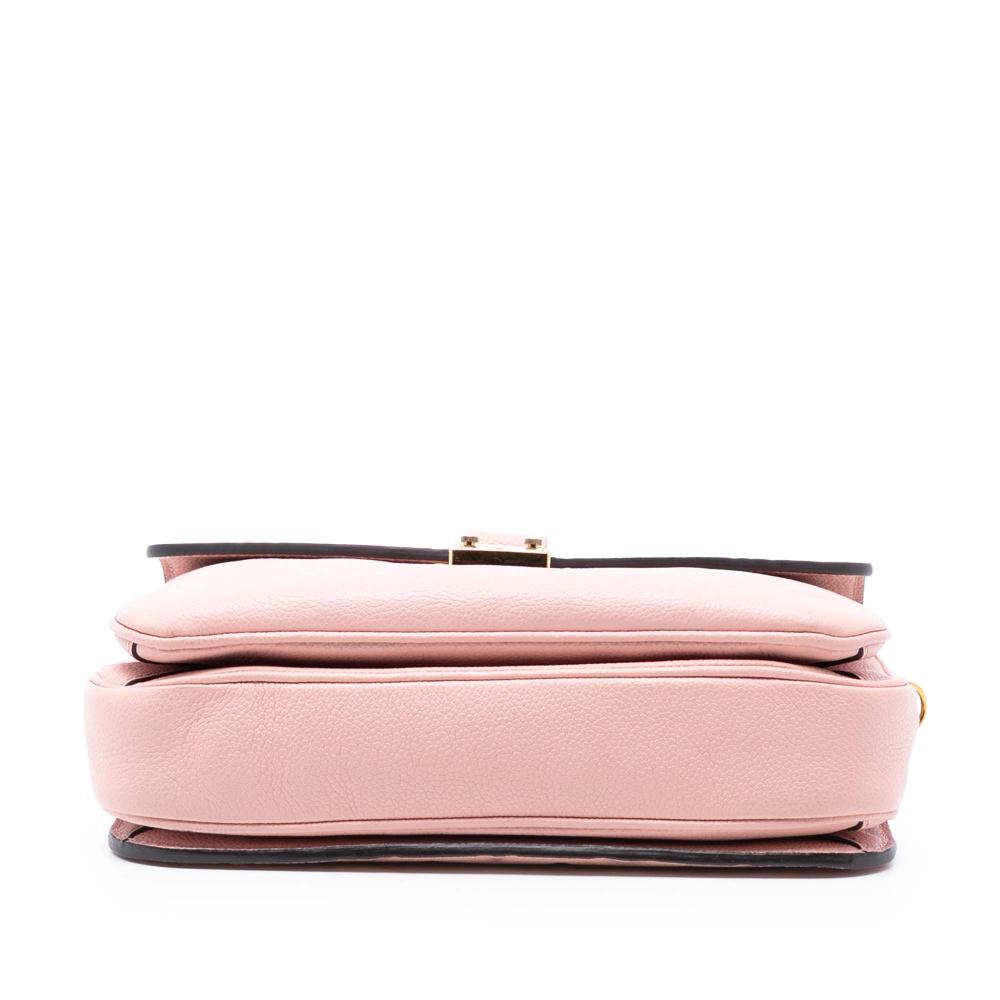 Louis Vuitton B Louis Vuitton Pink Monogram Empreinte Leather Pochette Metis France