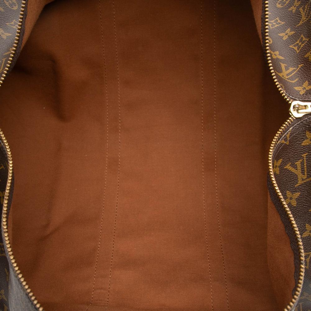 Louis Vuitton B Louis Vuitton Brown Monogram Canvas Fabric Monogram Keepall 55 France