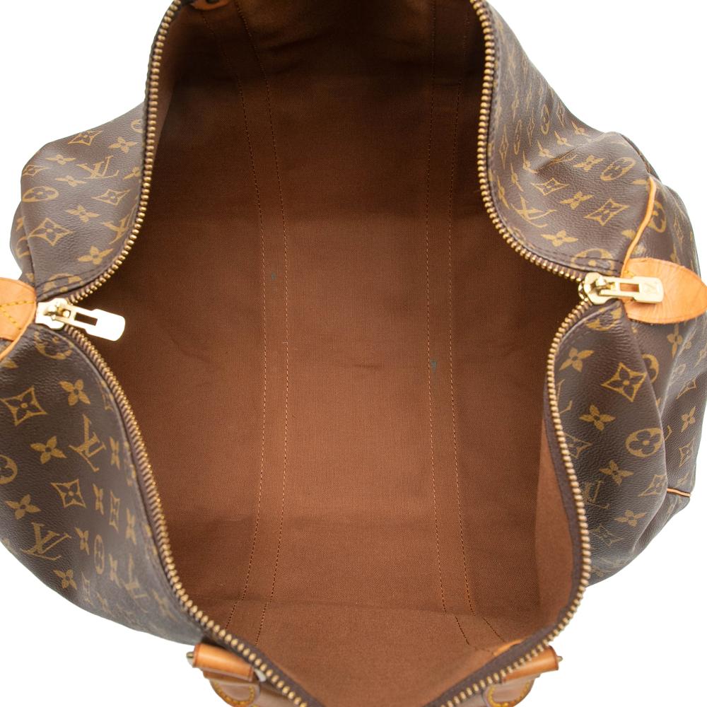 Louis Vuitton B Louis Vuitton Brown Monogram Canvas Fabric Monogram Keepall 50 France