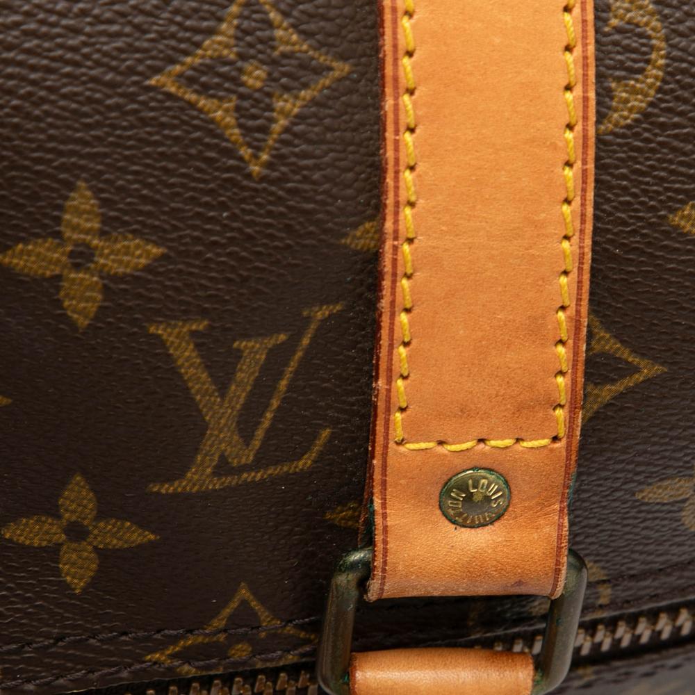 Louis Vuitton B Louis Vuitton Brown Monogram Canvas Fabric Monogram Keepall 50 France