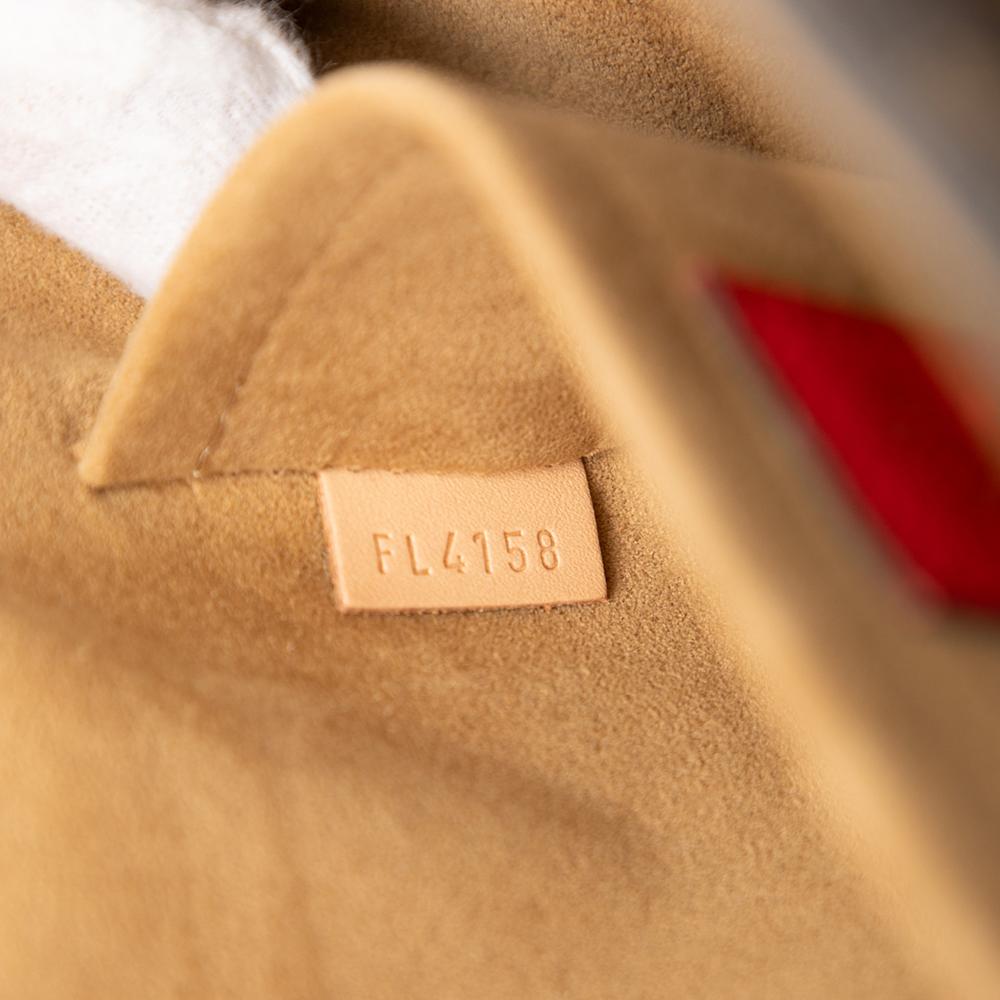 Louis Vuitton B Louis Vuitton Brown with Red Monogram Canvas Fabric Monogram Marignan France