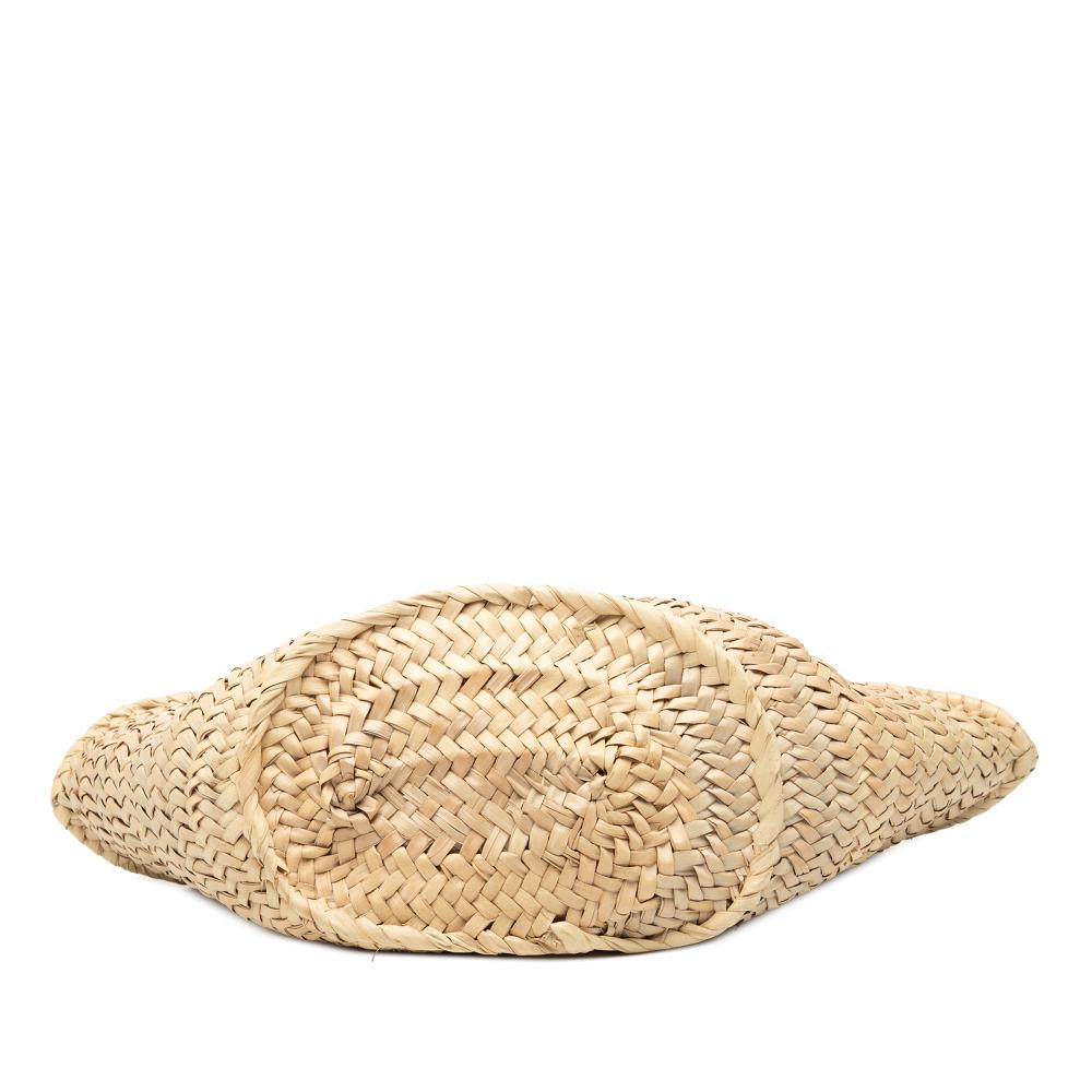 Loewe B LOEWE Brown Beige Raffia Natural Material Paulas Ibiza Smiley Small Basket Tote Spain