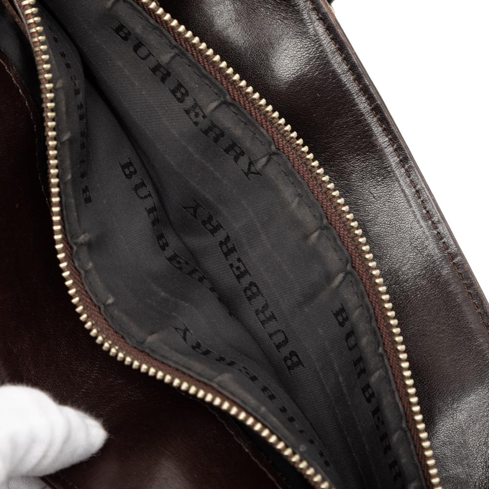 Burberry B Burberry Brown Beige Canvas Fabric House Check Tote United Kingdom