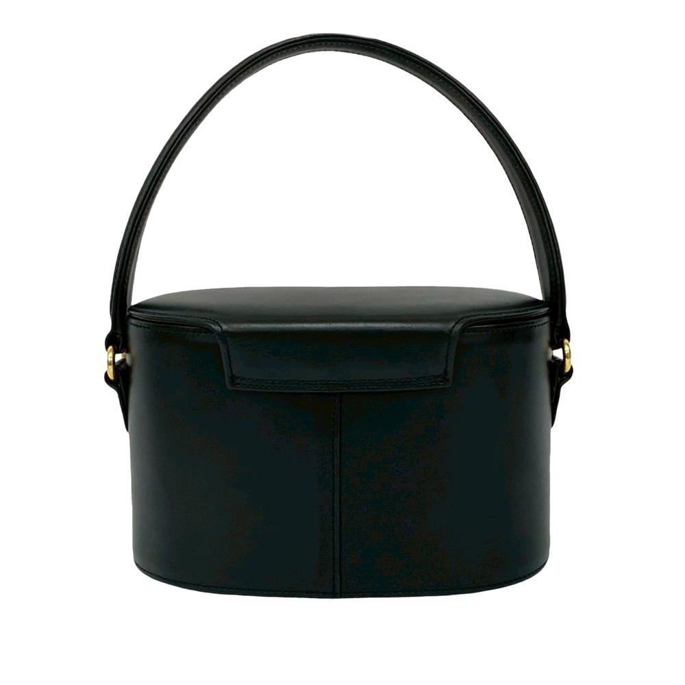 Givenchy AB Givenchy Black Calf Leather 4G Logo Vanity Bag France