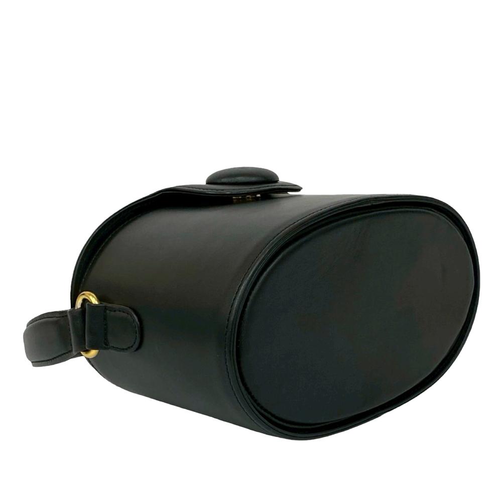 Givenchy AB Givenchy Black Calf Leather 4G Logo Vanity Bag France