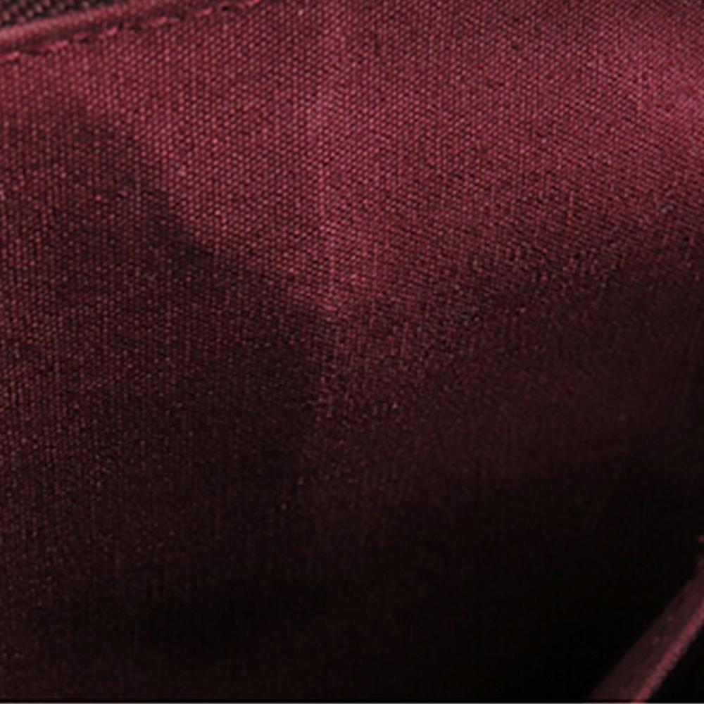 Louis Vuitton AB Louis Vuitton Red Burgundy Vernis Leather Leather Monogram Vernis Alma PM France