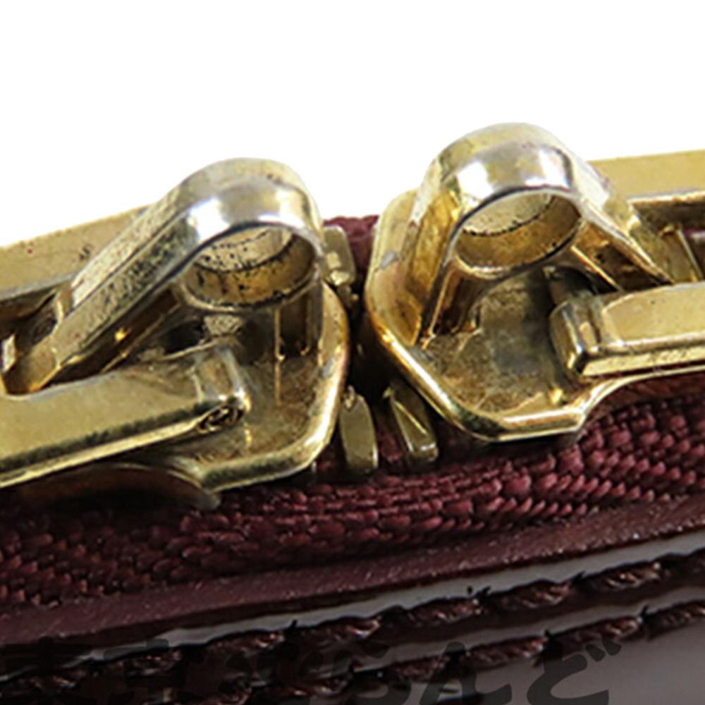 Louis Vuitton AB Louis Vuitton Red Burgundy Vernis Leather Leather Monogram Vernis Alma PM France