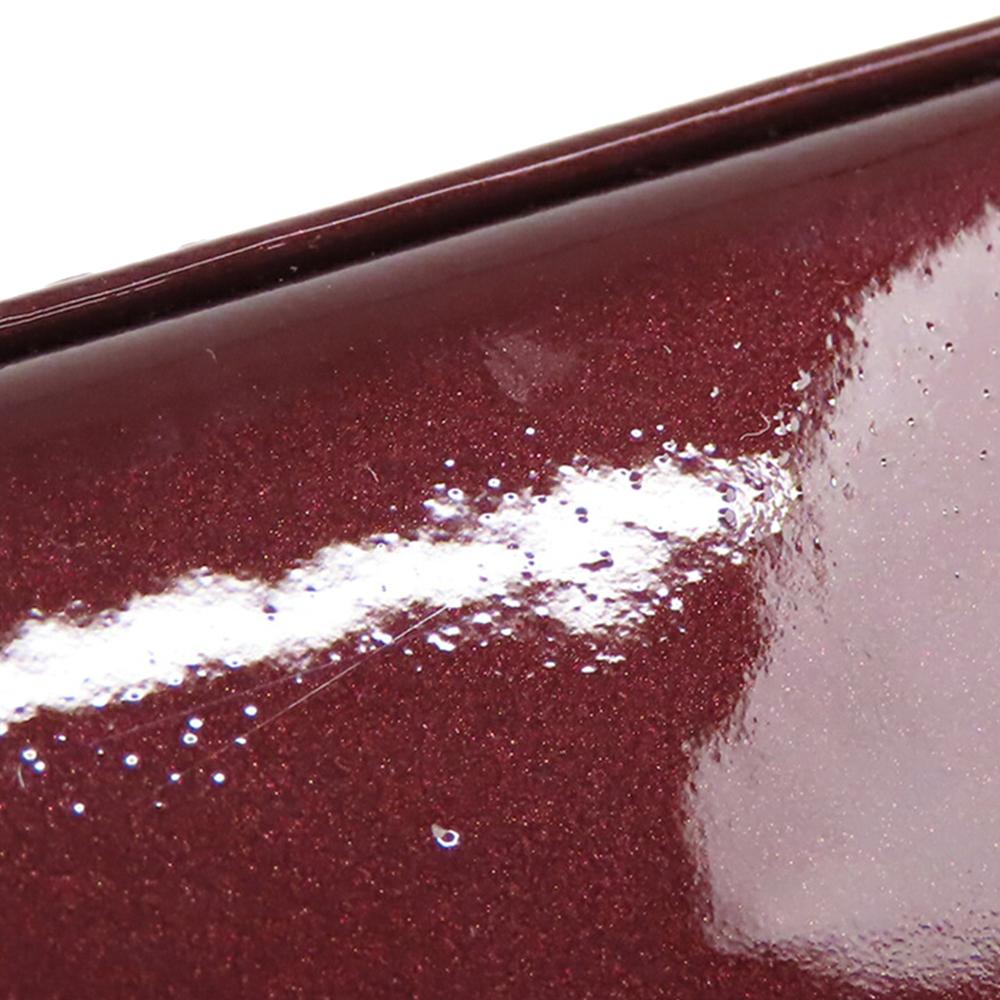 Louis Vuitton AB Louis Vuitton Red Burgundy Vernis Leather Leather Monogram Vernis Alma PM France