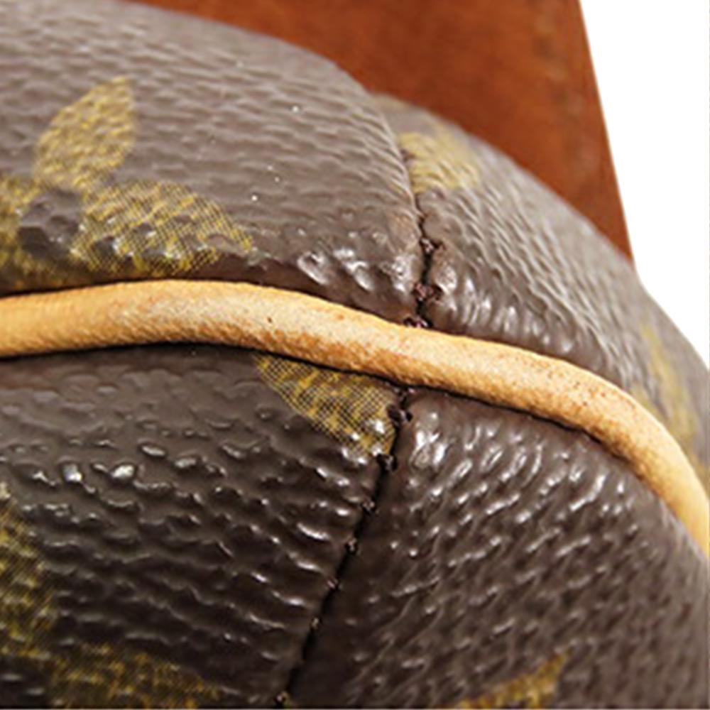 Louis Vuitton B Louis Vuitton Brown Monogram Canvas Fabric Monogram Musette Tango Short Strap Spain