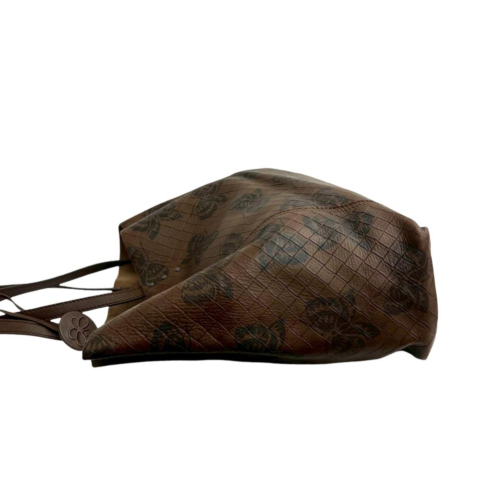 Bottega Veneta AB Bottega Veneta Brown Nappa Leather Leather Nappa Intrecciomirage Butterfly Tote Italy