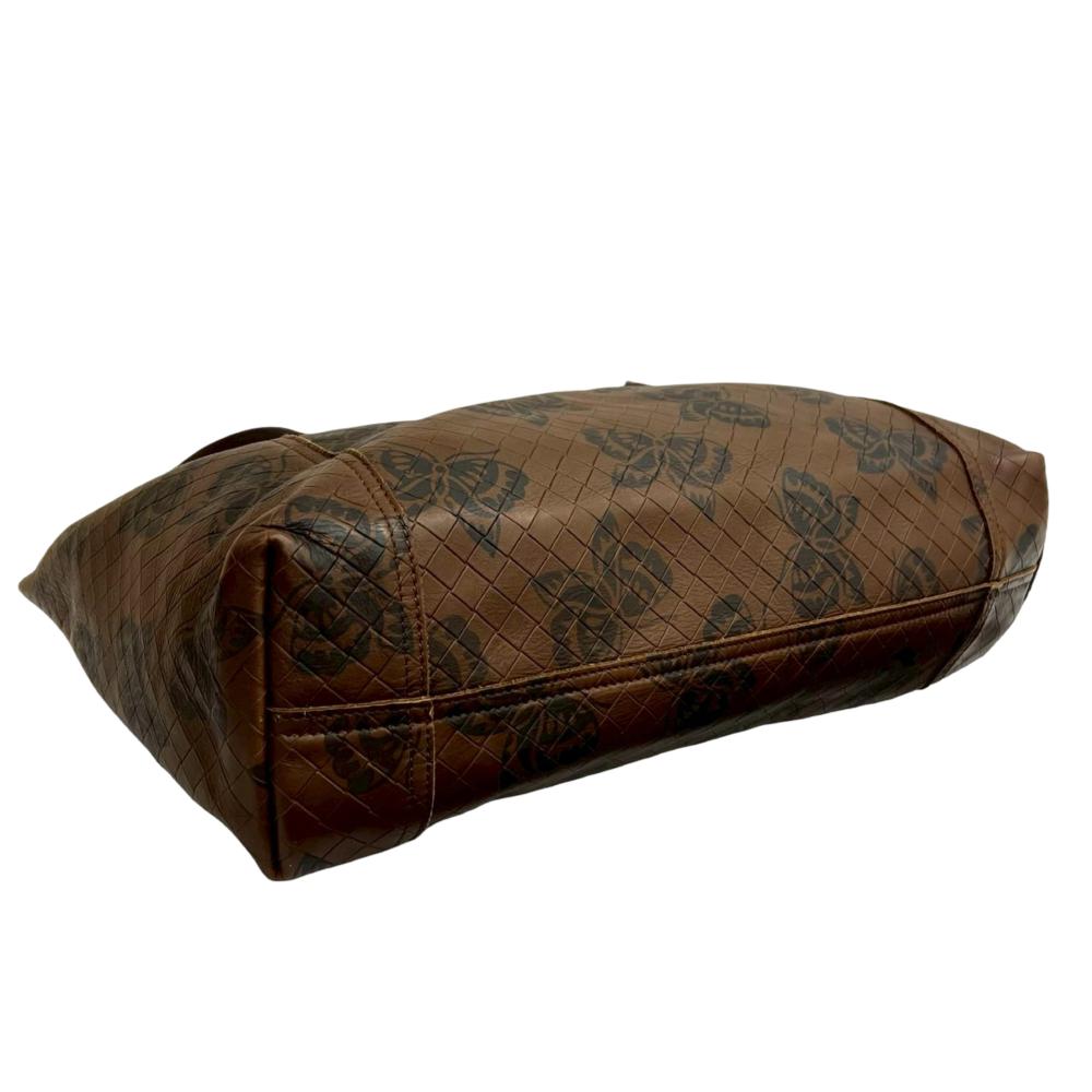 Bottega Veneta AB Bottega Veneta Brown Nappa Leather Leather Nappa Intrecciomirage Butterfly Tote Italy