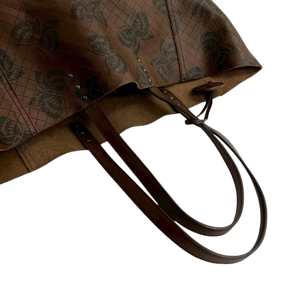 Bottega Veneta AB Bottega Veneta Brown Nappa Leather Leather Nappa Intrecciomirage Butterfly Tote Italy