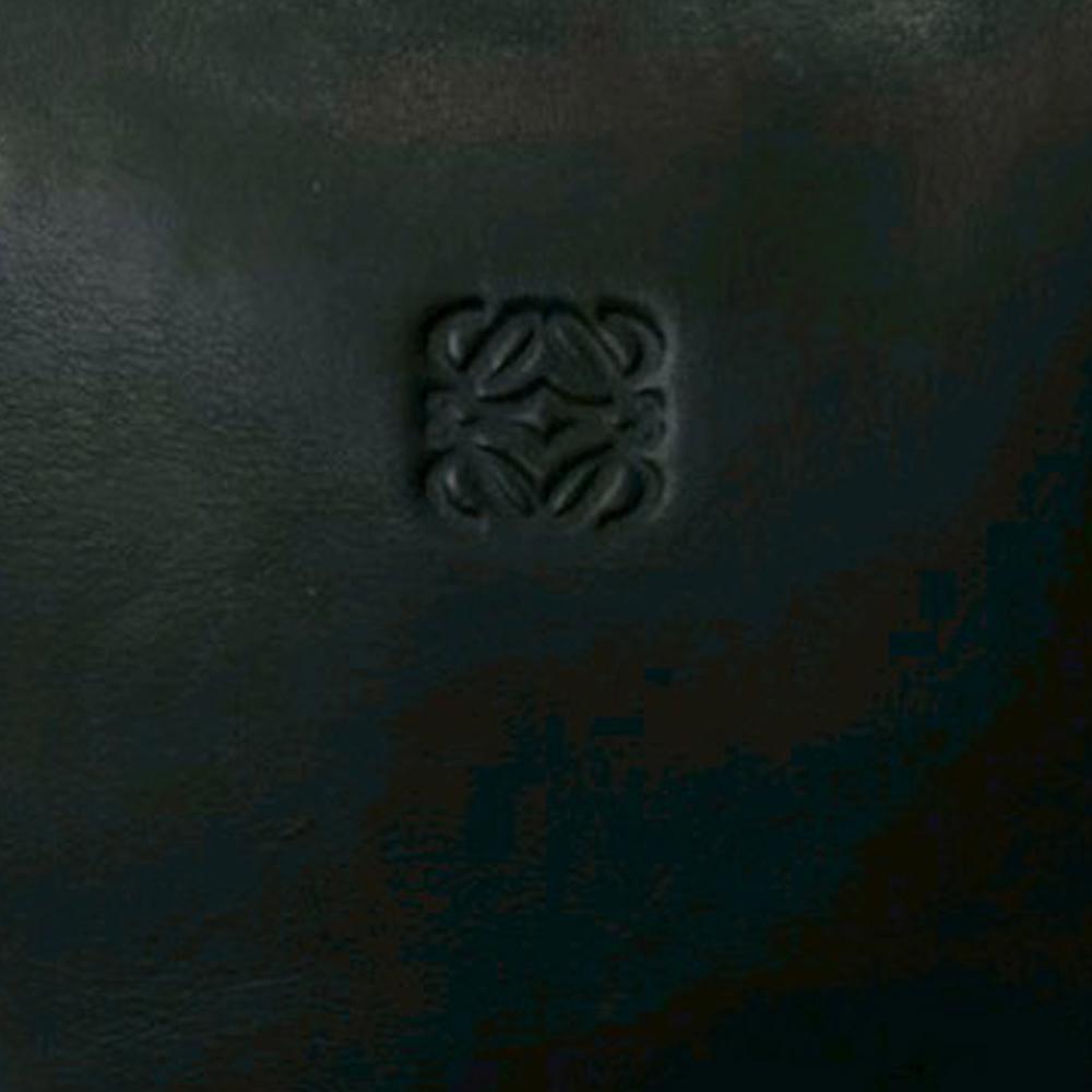 Loewe AB LOEWE Black Calf Leather Anagram Crossbody Spain