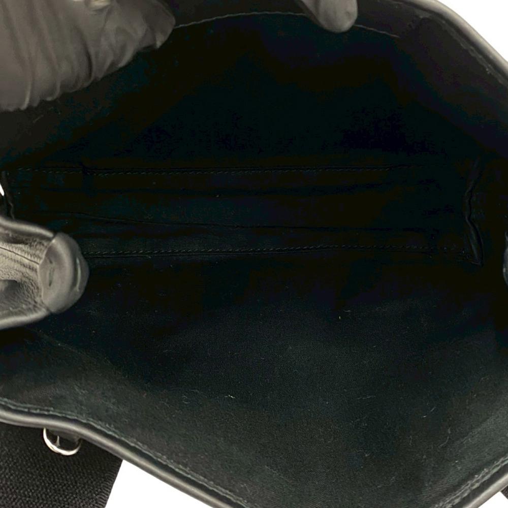 Balenciaga AB Balenciaga Black Calf Leather skin Perforated Navy Cabas Tote XS Italy