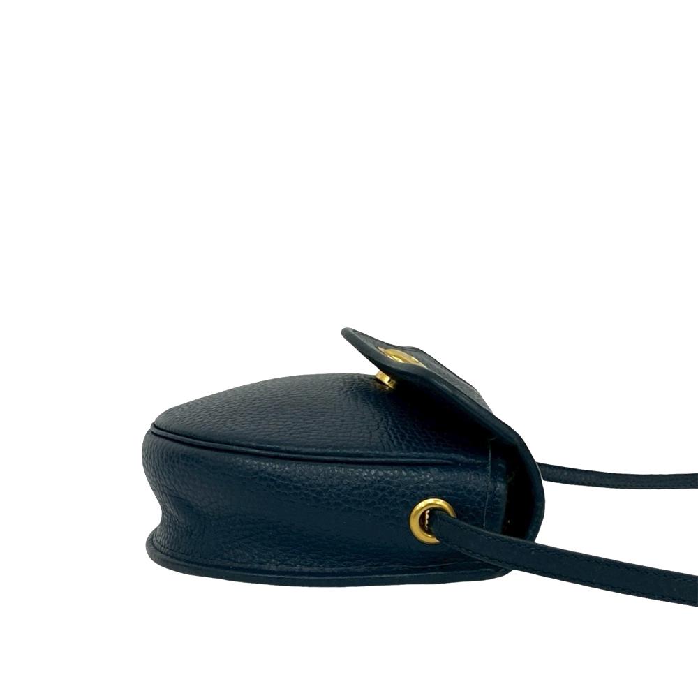 Christian Dior B Dior Blue Navy Calf Leather Crossbody France