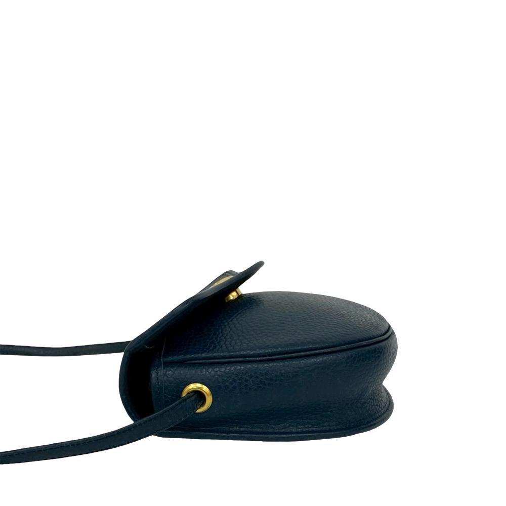 Christian Dior B Dior Blue Navy Calf Leather Crossbody France