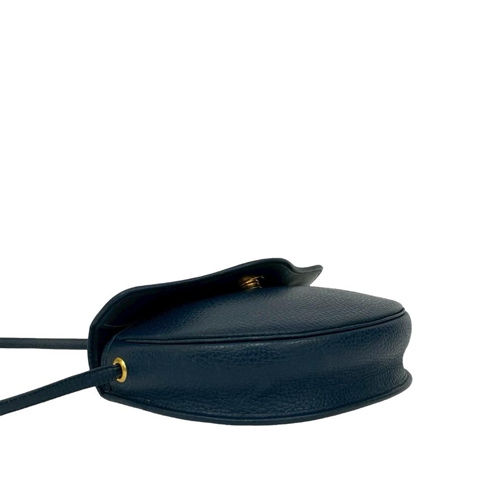 Christian Dior B Dior Blue Navy Calf Leather Crossbody France