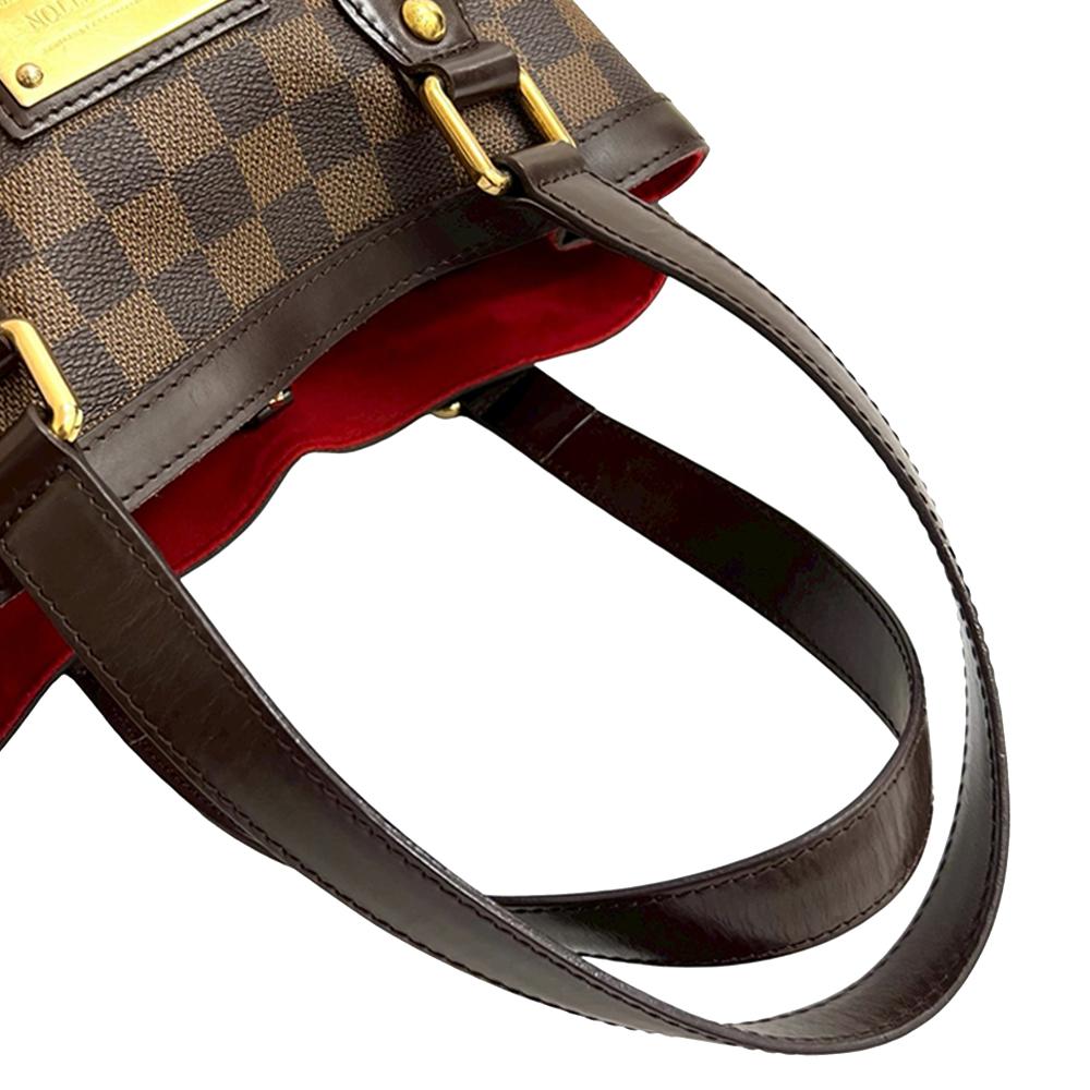 Louis Vuitton AB Louis Vuitton Brown Damier Canvas Fabric Damier Ebene Hampstead PM France