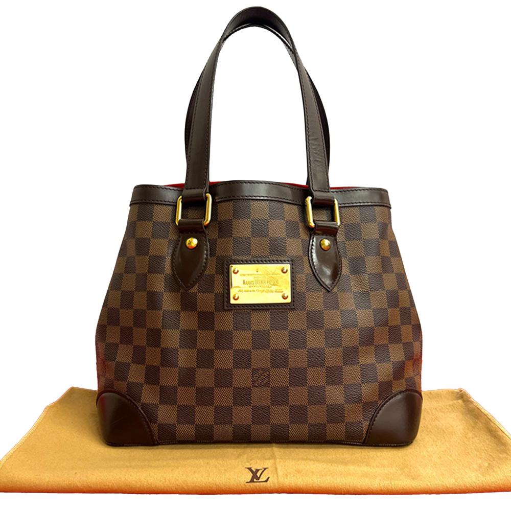 Louis Vuitton AB Louis Vuitton Brown Damier Canvas Fabric Damier Ebene Hampstead PM France