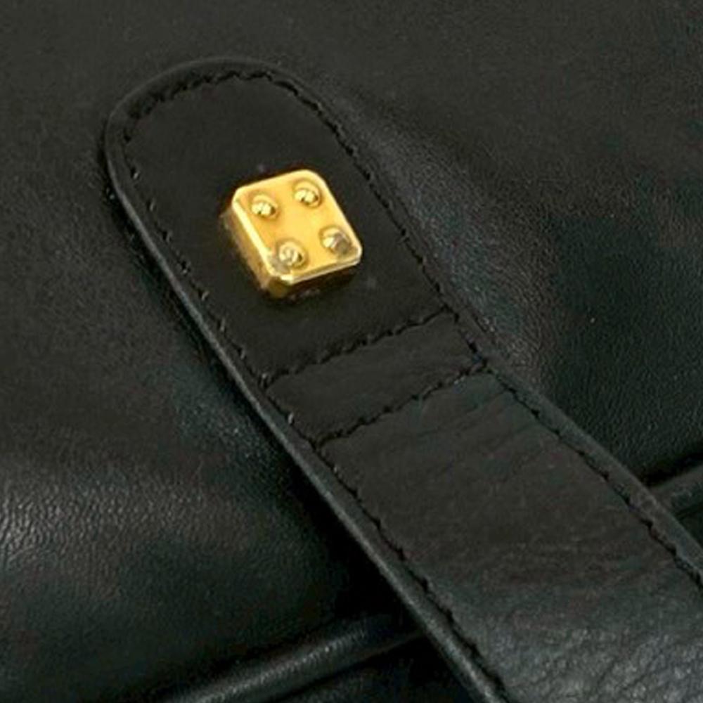 Loewe AB LOEWE Black Calf Leather Anagram Handbag Spain