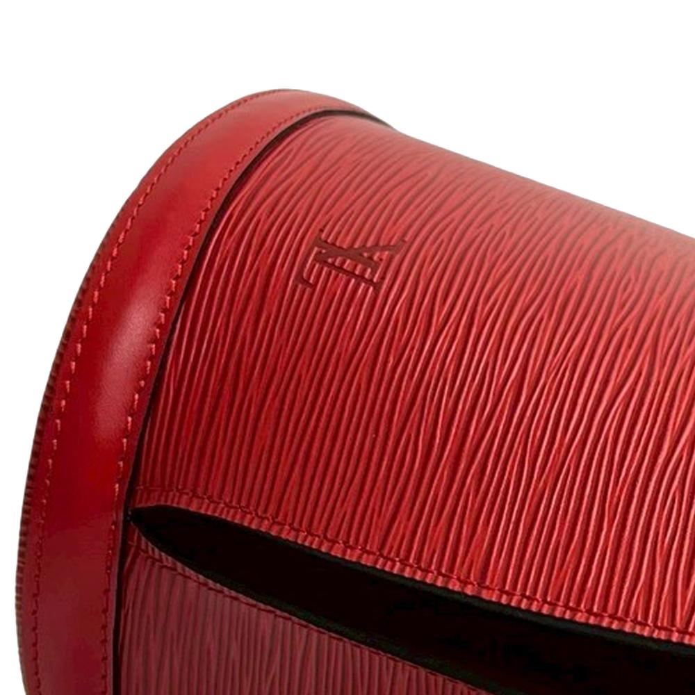 Louis Vuitton AB Louis Vuitton Red Epi Leather Leather Epi Saint Jacques GM Long Strap France