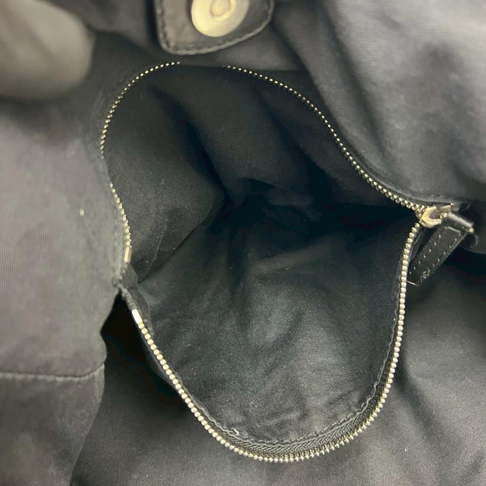 Givenchy AB Givenchy Black Lambskin Leather Leather Crinkled Lambskin Padded Stitch Sacca Hobo France