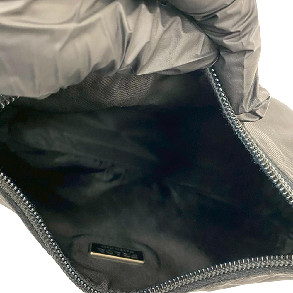 Prada AB Prada Black Nylon Fabric Mini Tessuto Sport Shoulder Bag Italy