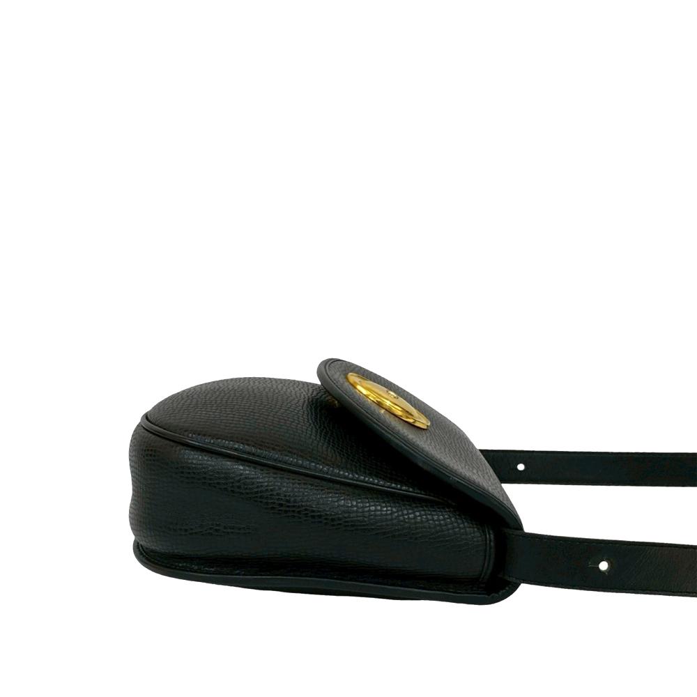 Christian Dior AB Dior Black Calf Leather Crossbody France