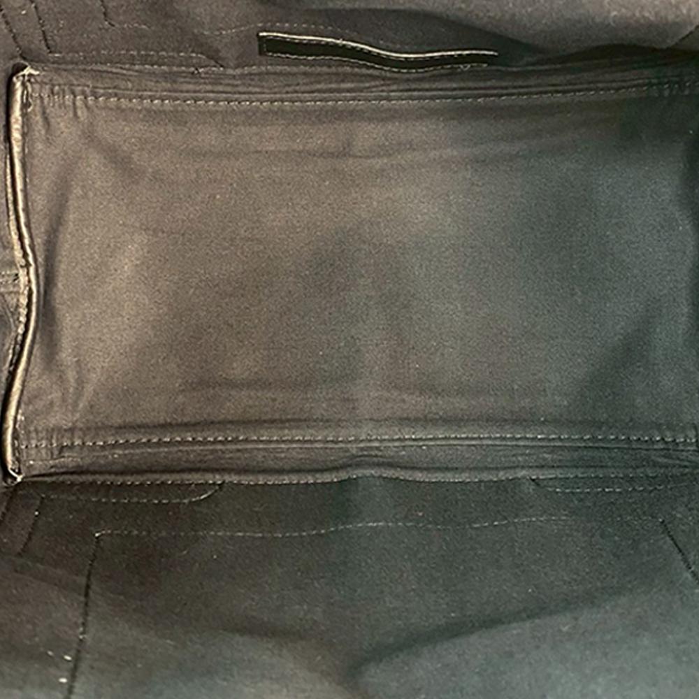 Balenciaga B Balenciaga Black Canvas Fabric Navy Cabas Tote S Italy