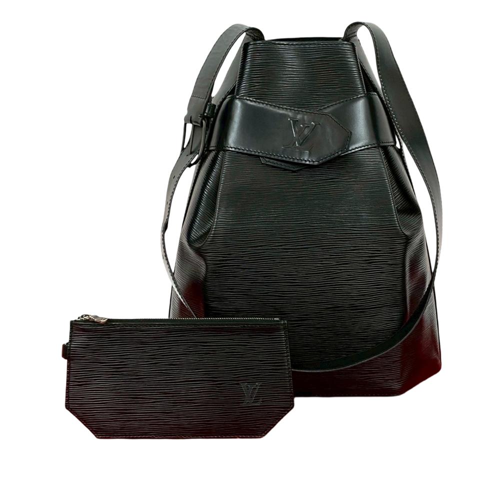 Louis Vuitton AB Louis Vuitton Black Epi Leather Leather Epi Sac D Epaule GM France