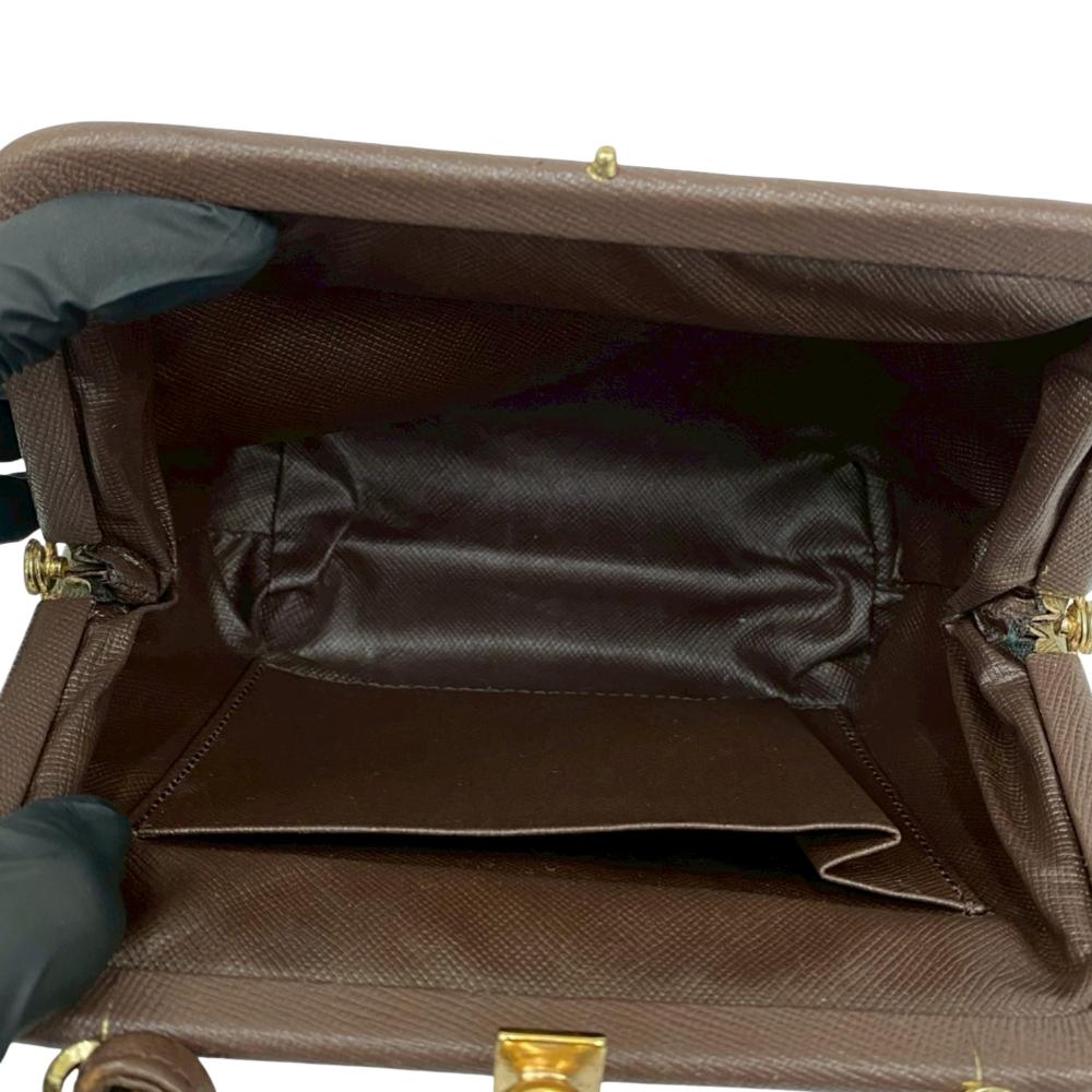 Burberry AB Burberry Brown Light Brown Canvas Fabric Vintage Check Crossbody United Kingdom