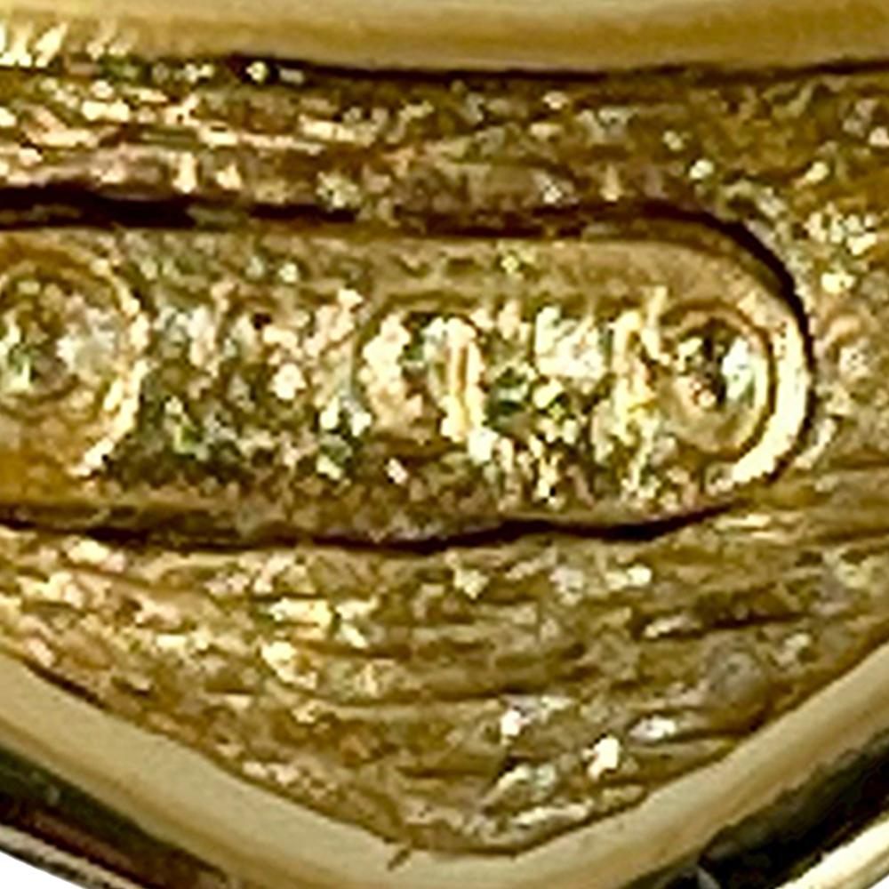 Christian Dior AB Dior Gold Gold Plated Metal Rhinestone and Enamel Ribbon Motif Choker Necklace Germany