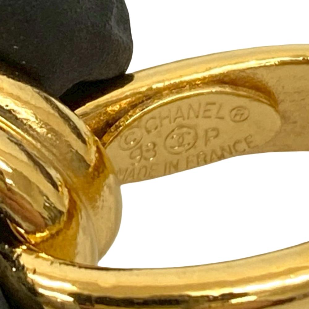 Chanel AB Chanel Gold Gold Plated Metal CC Multi Charm Chain Bracelet France