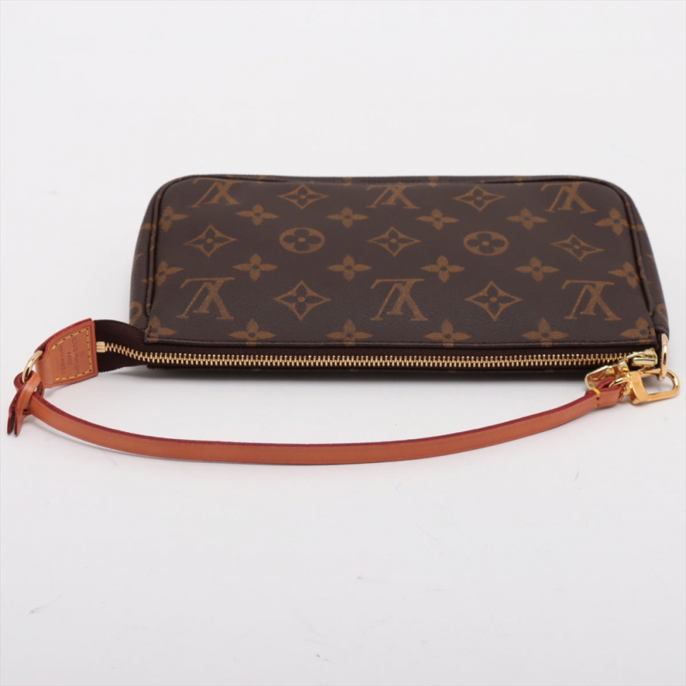 Louis Vuitton Pochette Canvas Pouch Clutch Monogram