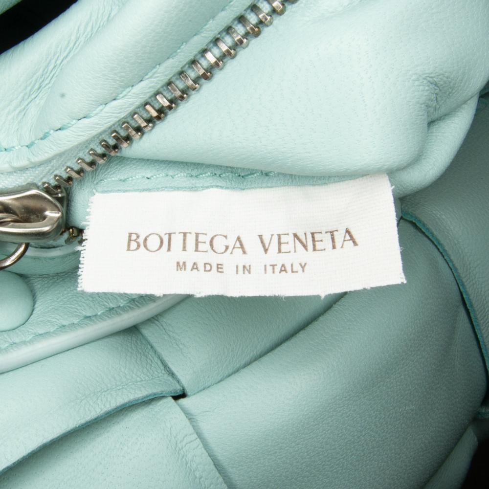 Bottega Veneta Blue Nappa Intrecciato Padded Cassette Crossbody Italy