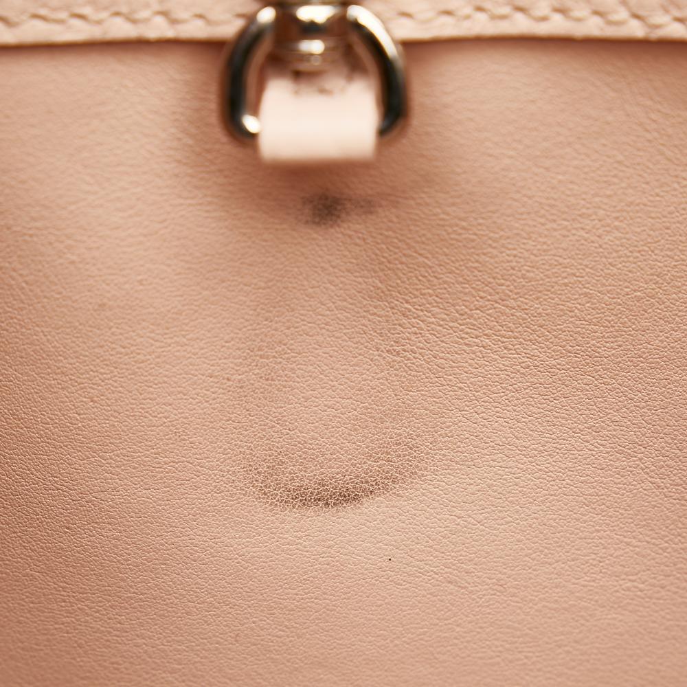 Louis Vuitton B Louis Vuitton Red Calf Leather Taurillon Capucines BB France