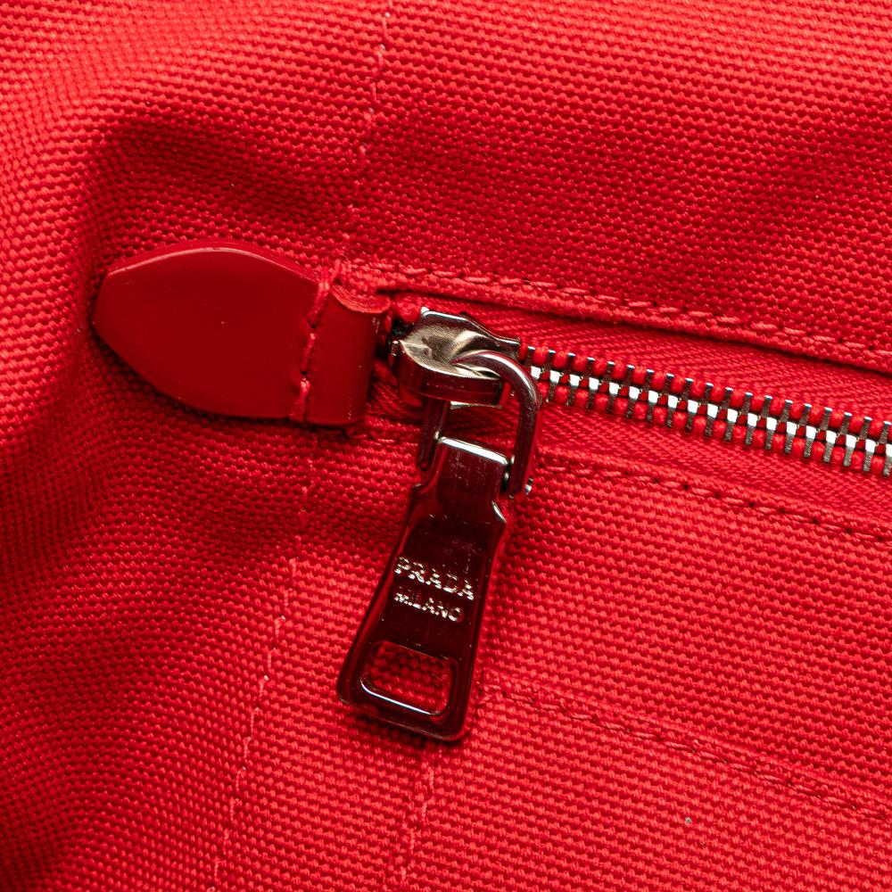 Prada B Prada Brown Light Beige Canvas Fabric Canapa Mistolino Tote Italy