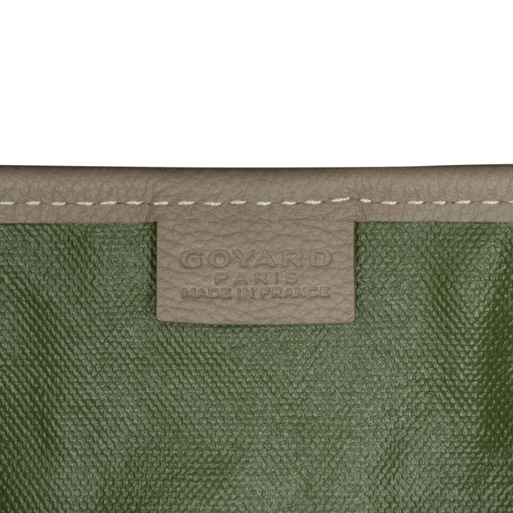 Goyard AB Goyard Gray Coated Canvas Fabric Goyardine Poitiers Claire Voie France