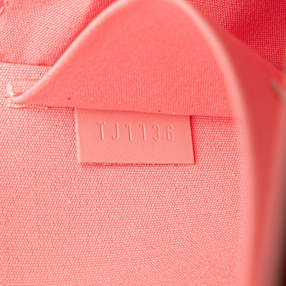 Louis Vuitton AB Louis Vuitton Pink Vernis Leather Leather Monogram Vernis Jungle Dots Pochette Felicie France