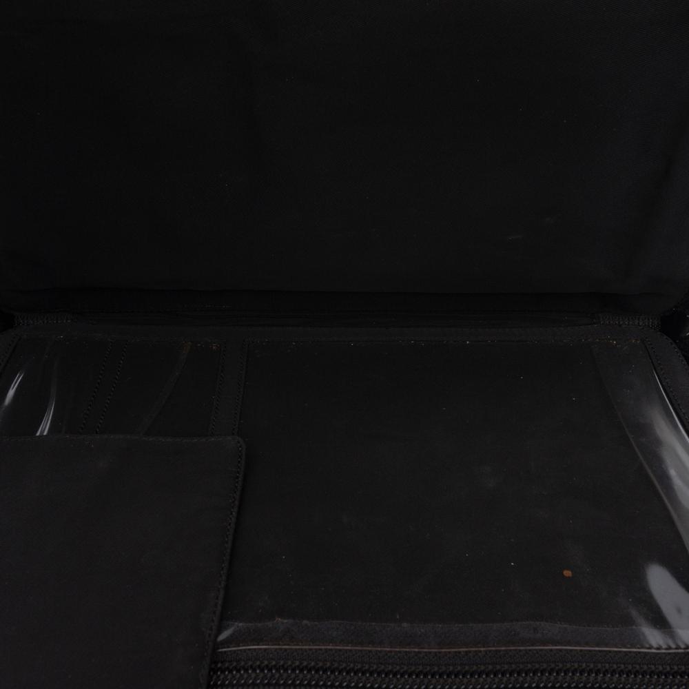 Prada B Prada Black Nylon Fabric Tessuto Handbag Italy