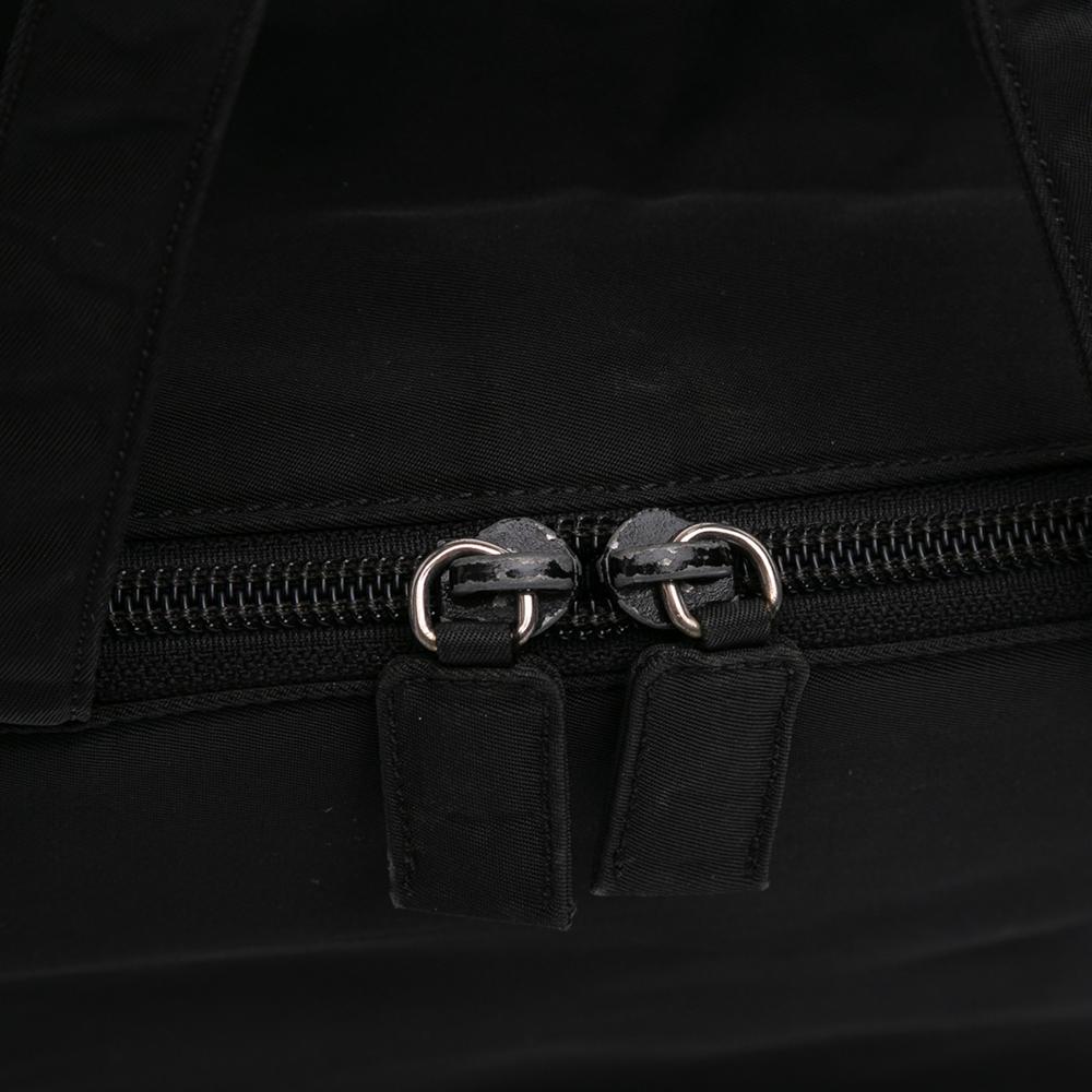 Prada B Prada Black Nylon Fabric Tessuto Handbag Italy
