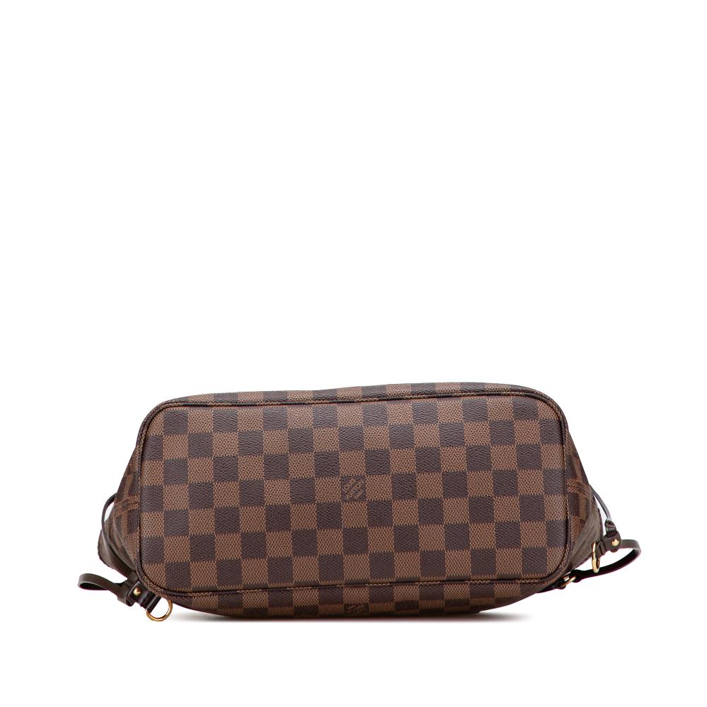 Louis Vuitton B Louis Vuitton Brown Damier Canvas Canvas Damier Ebene Neverfull PM France