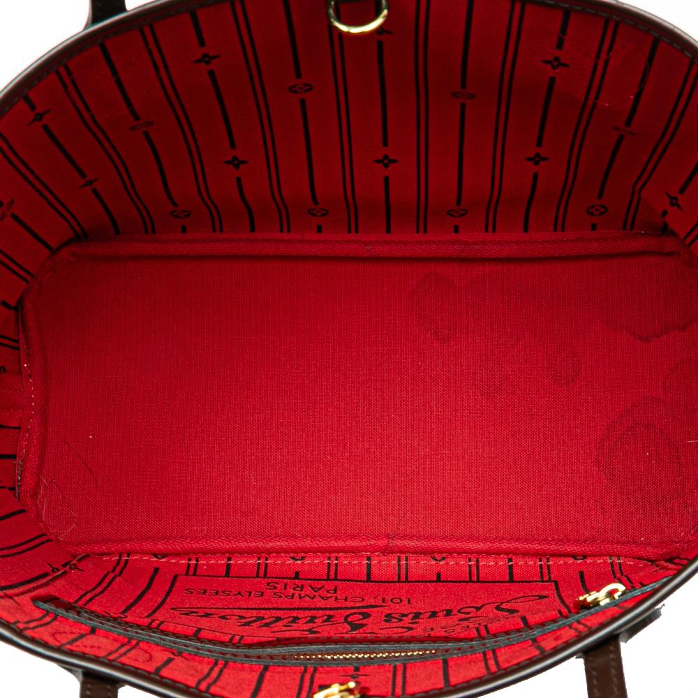 Louis Vuitton B Louis Vuitton Brown Damier Canvas Canvas Damier Ebene Neverfull PM France