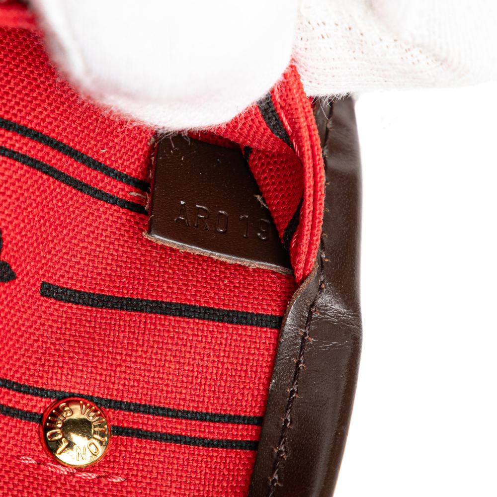 Louis Vuitton B Louis Vuitton Brown Damier Canvas Canvas Damier Ebene Neverfull PM France